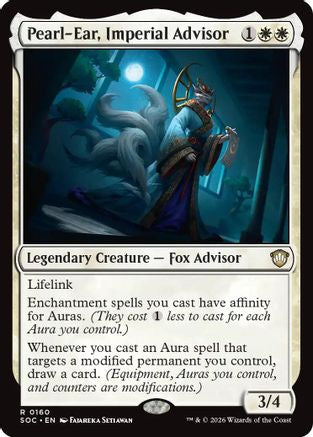 Pearl-Ear, Imperial Advisor (160) [Commander: Secrets of Strixhaven] - Deck Out Gaming