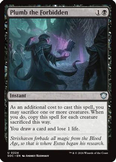 Plumb the Forbidden (224) [Commander: Secrets of Strixhaven] - Deck Out Gaming