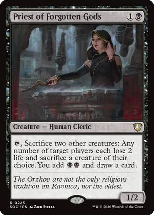 Priest of Forgotten Gods (225) [Commander: Secrets of Strixhaven] - Deck Out Gaming