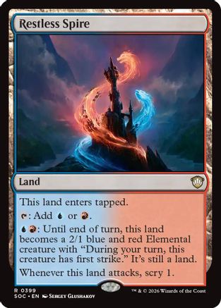 Restless Spire (399) [Commander: Secrets of Strixhaven] - Deck Out Gaming
