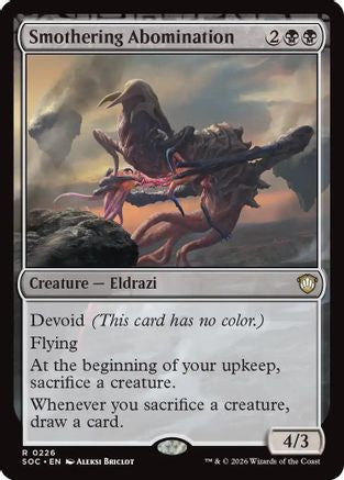 Smothering Abomination (226) [Commander: Secrets of Strixhaven] - Deck Out Gaming