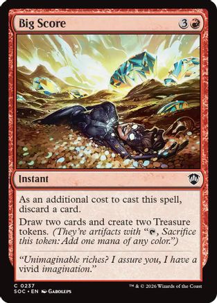 Big Score (237) [Commander: Secrets of Strixhaven] - Deck Out Gaming
