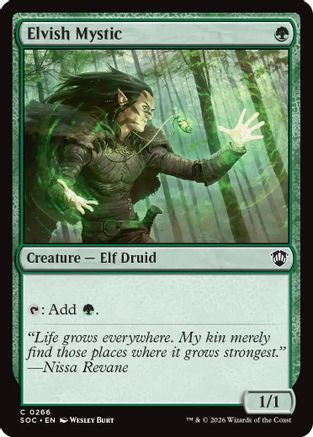 Elvish Mystic (266) [Commander: Secrets of Strixhaven] - Deck Out Gaming