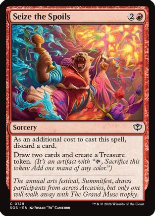 Seize the Spoils (129) [Secrets of Strixhaven] foil - Deck Out Gaming