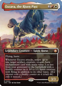 Excava, the Risen Past (Borderless) (2) [Commander: Secrets of Strixhaven] foil - Deck Out Gaming