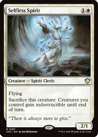 Selfless Spirit (167) [Commander: Secrets of Strixhaven] - Deck Out Gaming