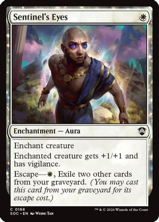 Sentinel's Eyes (168) [Commander: Secrets of Strixhaven] - Deck Out Gaming
