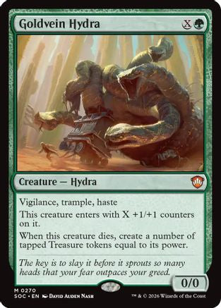 Goldvein Hydra (270) [Commander: Secrets of Strixhaven] - Deck Out Gaming