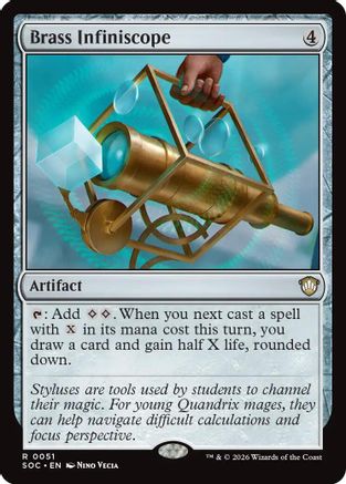 Brass Infiniscope (51) [Commander: Secrets of Strixhaven] - Deck Out Gaming