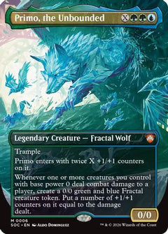 Primo, the Unbounded (Borderless) (6) [Commander: Secrets of Strixhaven] foil - Deck Out Gaming