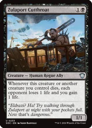 Zulaport Cutthroat (233) [Commander: Secrets of Strixhaven] - Deck Out Gaming