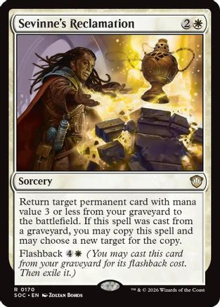 Sevinne's Reclamation (170) [Commander: Secrets of Strixhaven] - Deck Out Gaming