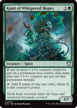 Kami of Whispered Hopes (273) [Commander: Secrets of Strixhaven] - Deck Out Gaming