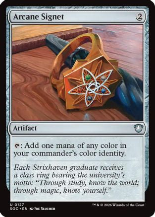 Arcane Signet (127) [Commander: Secrets of Strixhaven] - Deck Out Gaming