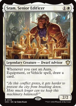 Sram, Senior Edificer (176) [Commander: Secrets of Strixhaven] - Deck Out Gaming