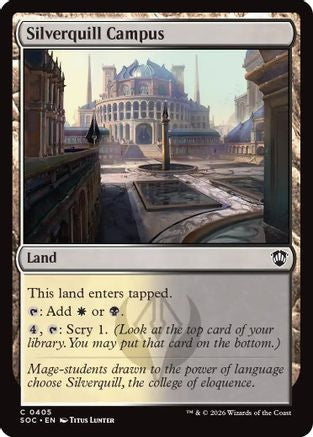 Silverquill Campus (405) [Commander: Secrets of Strixhaven] - Deck Out Gaming