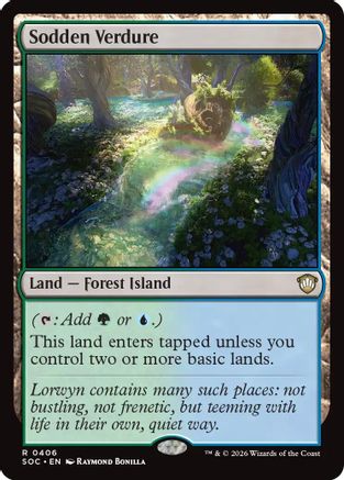 Sodden Verdure (406) [Commander: Secrets of Strixhaven] - Deck Out Gaming