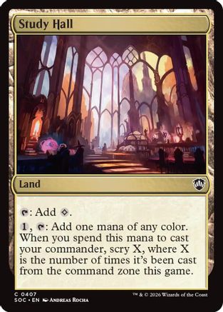 Study Hall (407) [Commander: Secrets of Strixhaven] - Deck Out Gaming