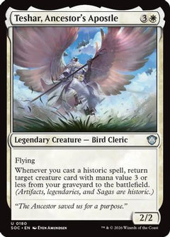 Teshar, Ancestor's Apostle (180) [Commander: Secrets of Strixhaven] - Deck Out Gaming