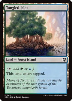 Tangled Islet (411) [Commander: Secrets of Strixhaven] - Deck Out Gaming