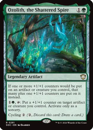 Ozolith, the Shattered Spire (281) [Commander: Secrets of Strixhaven] - Deck Out Gaming