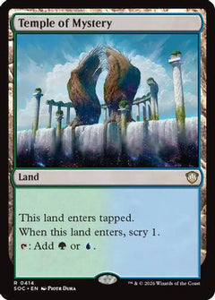 Temple of Mystery (414) [Commander: Secrets of Strixhaven] - Deck Out Gaming