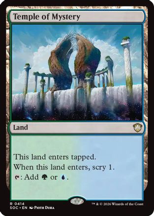 Temple of Mystery (414) [Commander: Secrets of Strixhaven] - Deck Out Gaming