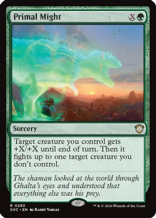 Primal Might (283) [Commander: Secrets of Strixhaven] - Deck Out Gaming