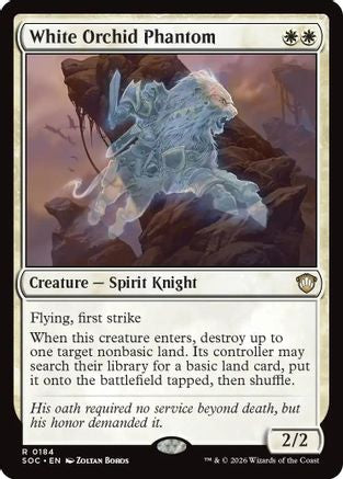 White Orchid Phantom (184) [Commander: Secrets of Strixhaven] - Deck Out Gaming