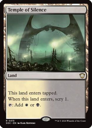 Temple of Silence (415) [Commander: Secrets of Strixhaven] - Deck Out Gaming