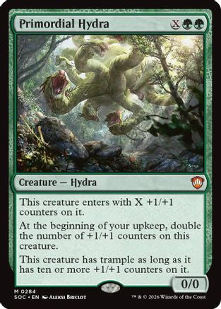 Primordial Hydra (284) [Commander: Secrets of Strixhaven] - Deck Out Gaming