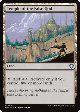 Temple of the False God (416) [Commander: Secrets of Strixhaven] - Deck Out Gaming
