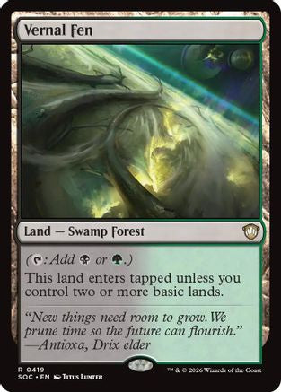 Vernal Fen (419) [Commander: Secrets of Strixhaven] - Deck Out Gaming