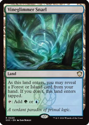 Vineglimmer Snarl (420) [Commander: Secrets of Strixhaven] - Deck Out Gaming