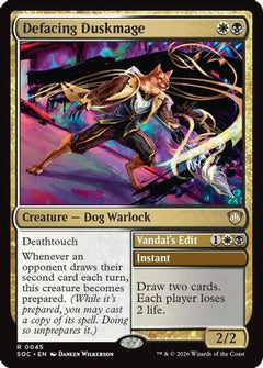 Defacing Duskmage (45) [Commander: Secrets of Strixhaven] - Deck Out Gaming