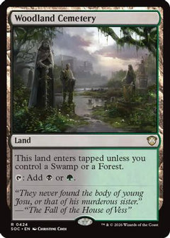 Woodland Cemetery (424) [Commander: Secrets of Strixhaven] - Deck Out Gaming