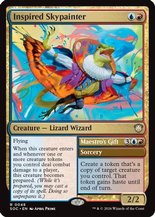 Inspired Skypainter (48) [Commander: Secrets of Strixhaven] - Deck Out Gaming