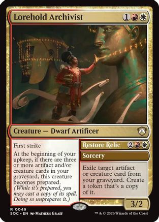 Lorehold Archivist (49) [Commander: Secrets of Strixhaven] - Deck Out Gaming