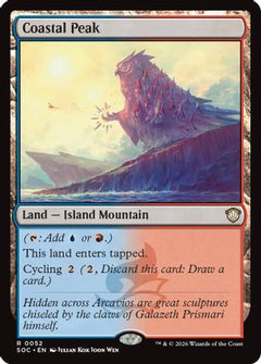 Coastal Peak (52) [Commander: Secrets of Strixhaven] - Deck Out Gaming