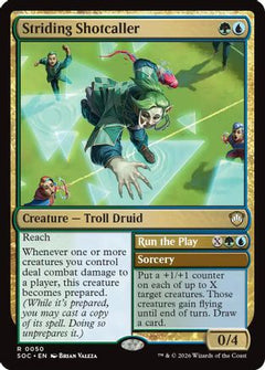 Striding Shotcaller (50) [Commander: Secrets of Strixhaven] - Deck Out Gaming