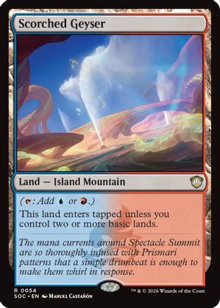 Scorched Geyser (54) [Commander: Secrets of Strixhaven] - Deck Out Gaming
