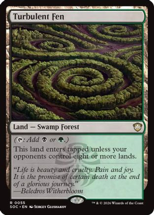 Turbulent Fen (55) [Commander: Secrets of Strixhaven] - Deck Out Gaming