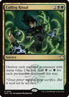Culling Ritual (302) [Commander: Secrets of Strixhaven] - Deck Out Gaming