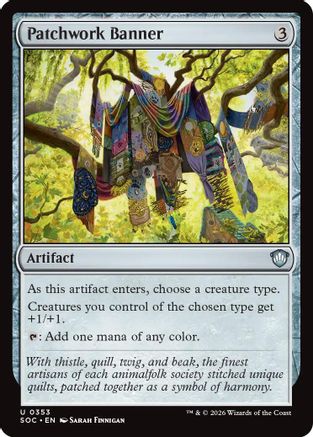 Patchwork Banner (353) [Commander: Secrets of Strixhaven] - Deck Out Gaming