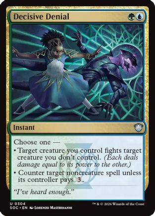 Decisive Denial (304) [Commander: Secrets of Strixhaven] - Deck Out Gaming
