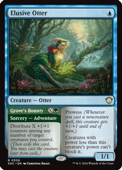 Elusive Otter (306) [Commander: Secrets of Strixhaven] - Deck Out Gaming