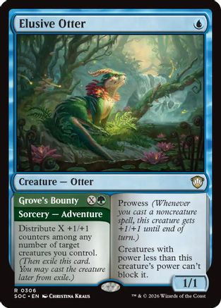 Elusive Otter (306) [Commander: Secrets of Strixhaven] - Deck Out Gaming