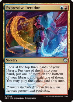 Expressive Iteration (309) [Commander: Secrets of Strixhaven] - Deck Out Gaming