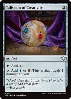 Talisman of Creativity (357) [Commander: Secrets of Strixhaven] - Deck Out Gaming
