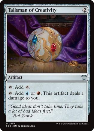 Talisman of Creativity (357) [Commander: Secrets of Strixhaven] - Deck Out Gaming
